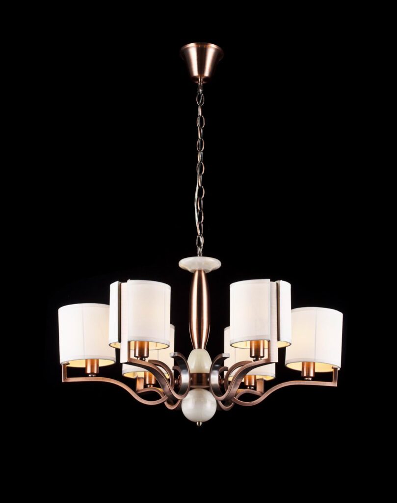 Luxury iron retro industrial chandelier